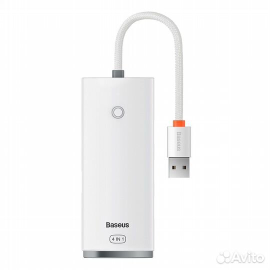 USB Хаб Type-C 5в1 на MacBook baseus белый