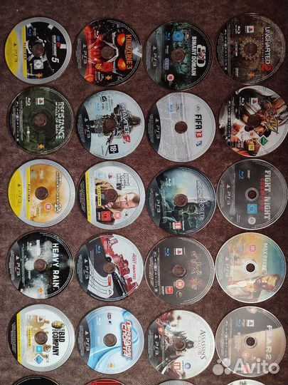 Диски PS3, лицензия, в идеальном состоянии
