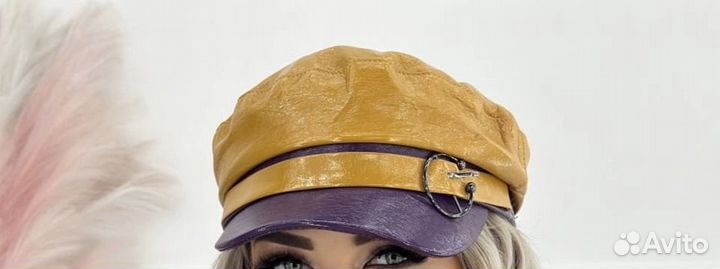 Кепи кепка фуражка женская новая экокожа