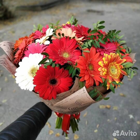 Свежие Герберы с Доставкой. Цветы. Букеты