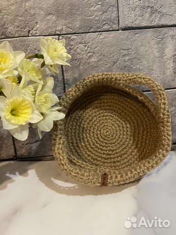 Корзина из джута