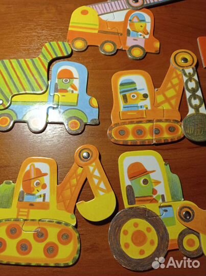 Пазлы стройка Puzzle duo Djeco