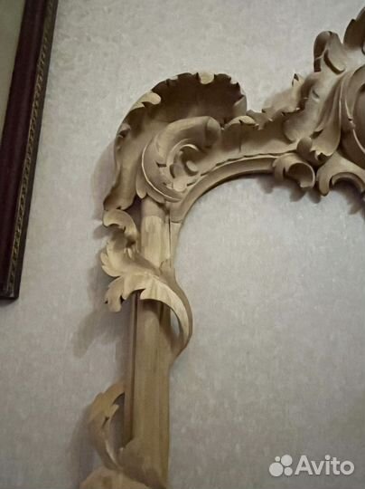 Зеркало (рама) ручной работы массив липа