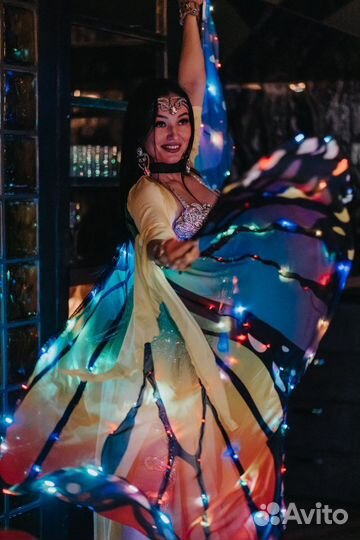 Восточные танцы Танец живота Светодиодное шоу