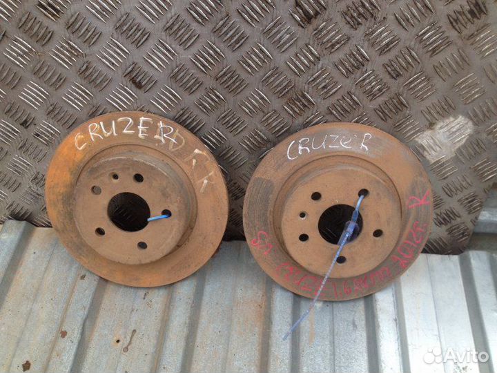 Диск тормозной задний Chevrolet Cruze J300 F16D3