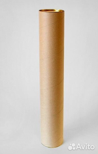 Картонные тубусы с крышкой