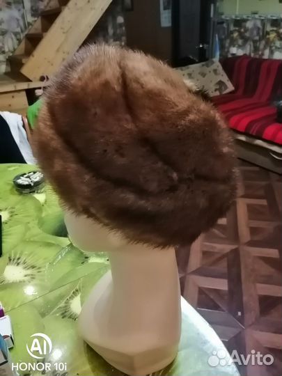 Шапка норковая женская