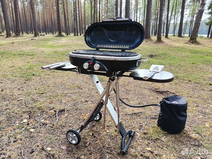 Газовый гриль/ решетка чугун/ нерж/ алюм./ титан