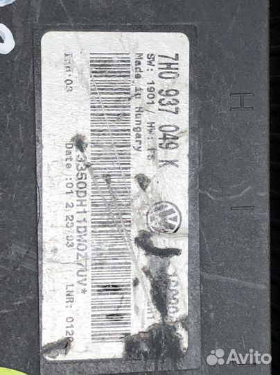 Блок комфорта Фольксваген Т5