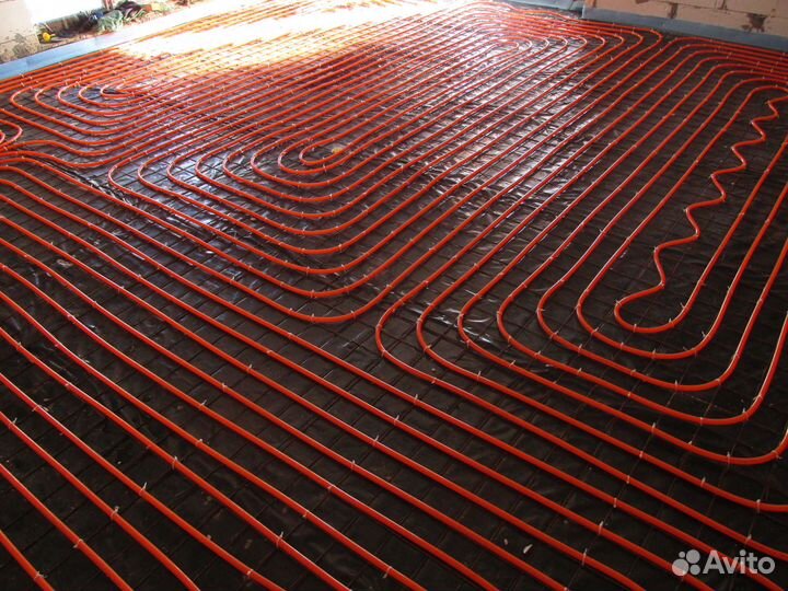 Монтаж водяных теплых полов под “ключ”