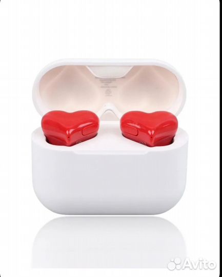 Беспроводные наушники сердце