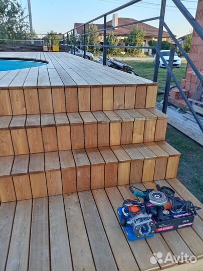 Изготовление подиумов для бассейна