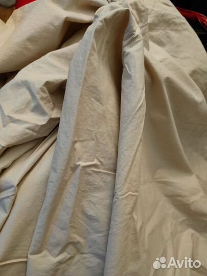 Пододеяльник,наволочка,Франция, хлопок, серый