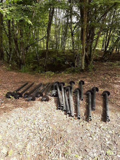 Монтаж винтовых свай