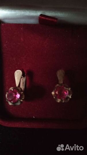 Серьги серебро 925 пр СССР