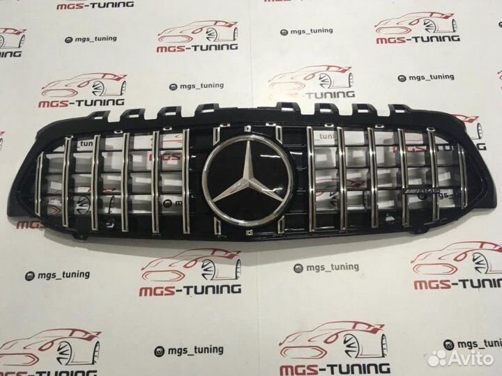 Решетка Mercedes A-class w177 GT style Дистроник