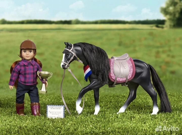 Lori by Battat с лошадью Черная ирландская