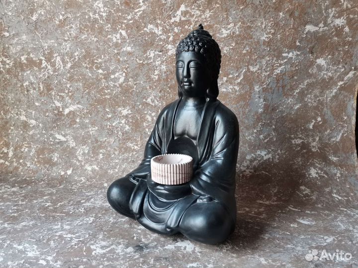 Статуэтка будда подсвечник