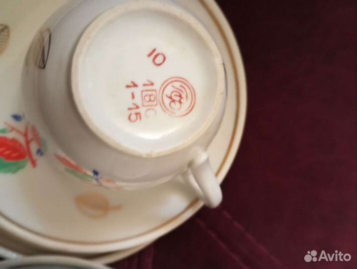 Остатки чайных сервизов СССР