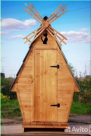 Дачный туалет с установкой KEY675