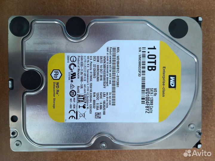 Жёсткий диск wd raid edition 1tb