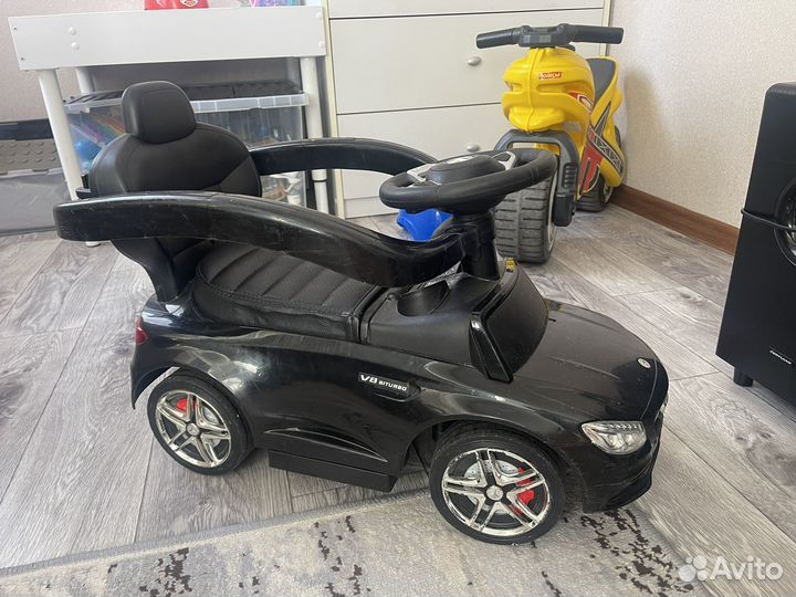 Машинка каталка толокар mercedes