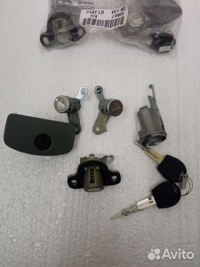 Комплект личинок замка chevrolet lacetti, gentra