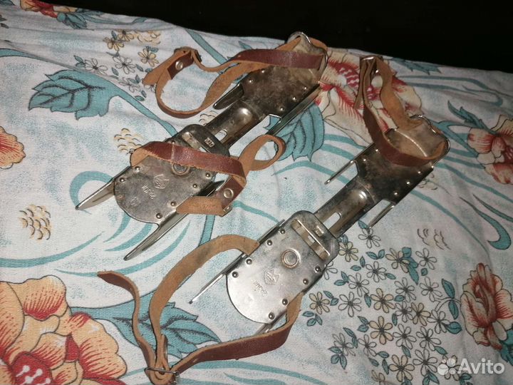 Советские коньки на валенки