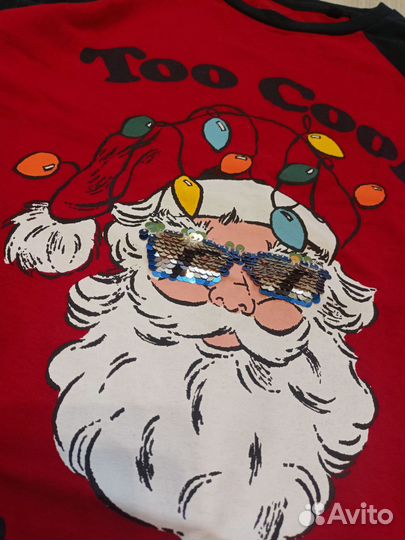 Джемпер новогодний на рост 140-146