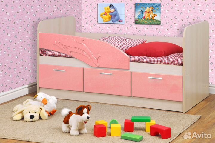 Кровать с ящиками