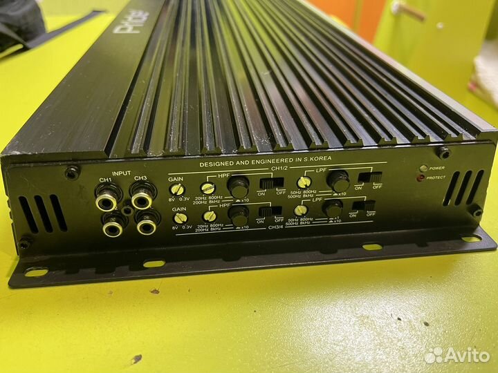 Усилитель и динамики Pride