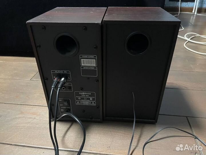 Деревяные колонки 2.0 TopDevice TDS-501