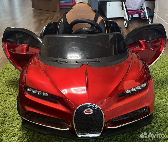 Детский электромобиль bugatti бу