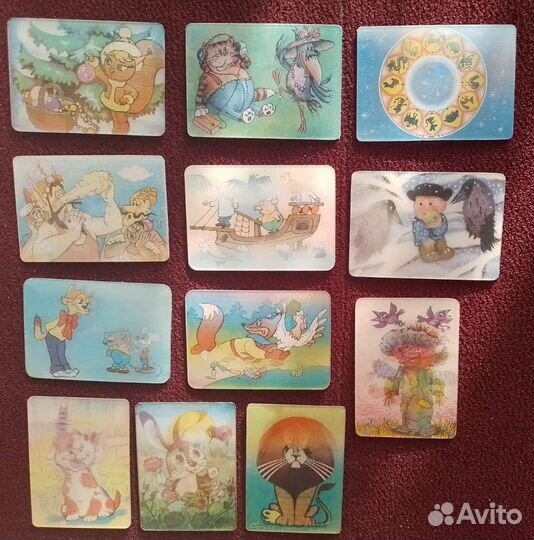 Календарики СССР (голография)