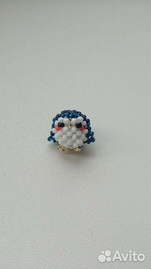 Амигуруми из бисера пингвин
