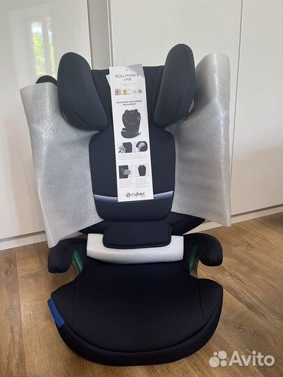 Автокресло новое Cybex Solution M-Fix, Blue moon