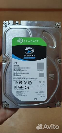 Жесткий диск 4tb для наблюдения (не определяется)