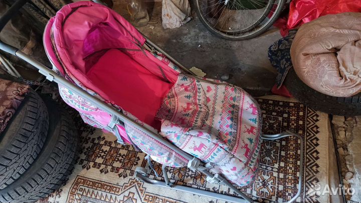 Детские санки коляска