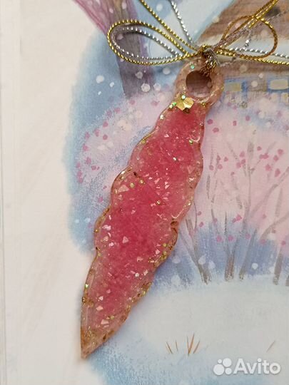 Новогодние игрушки из смолы