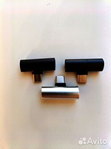 Адаптер type C to audio 3.5 +charge