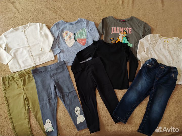 Пакет фирменной одежды для девочки 92-98 см Zara