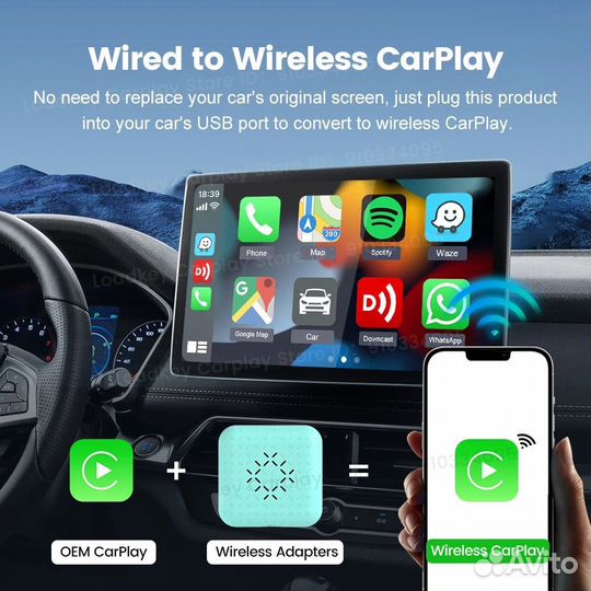 Carlinkit U2W Mini 2 (Mini 2) Carplay