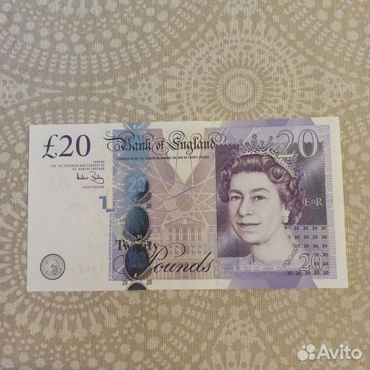 Банкноты англия