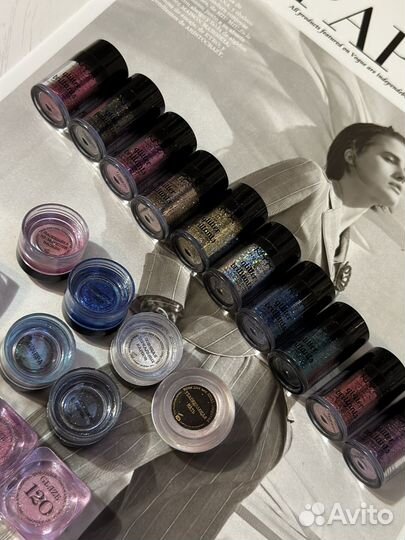 Глиттер nyx, glaze, пигменты tammy tanuka