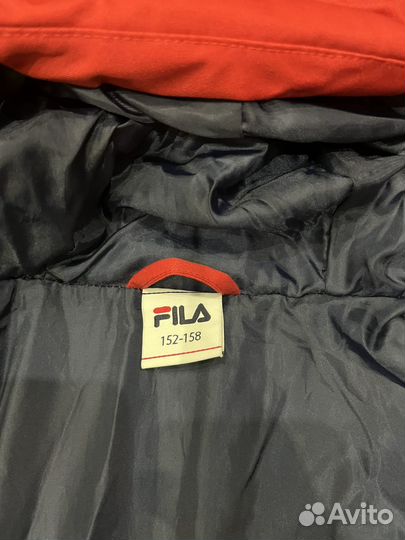 Куртка на мальчика зимняя fila 152-158