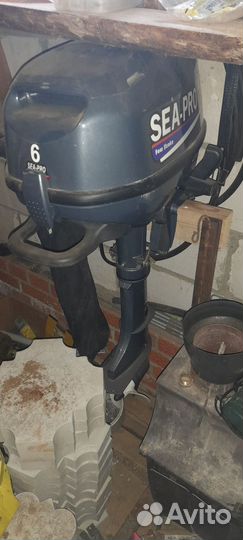 Мотор лодочный 6 л.с sea-pro 4-х тактный