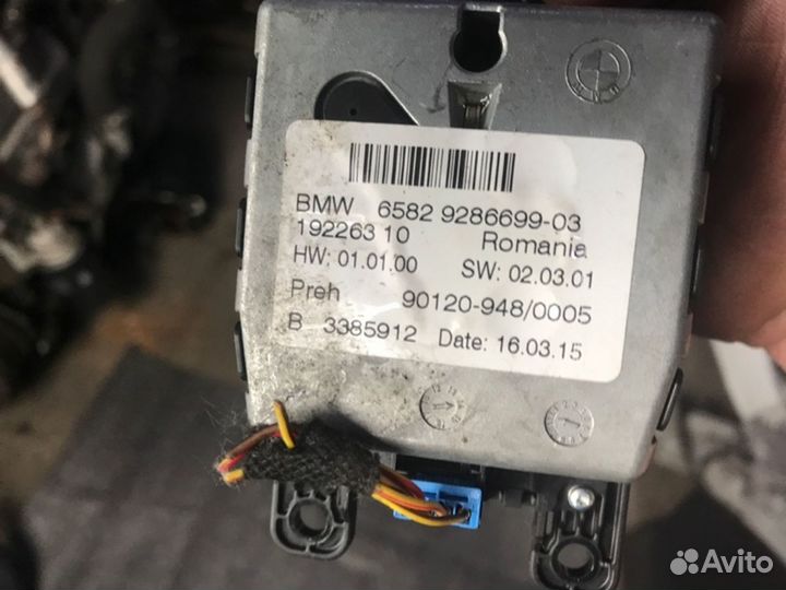 Блок управления магнитолой Bmw 3 F30 N47D20C