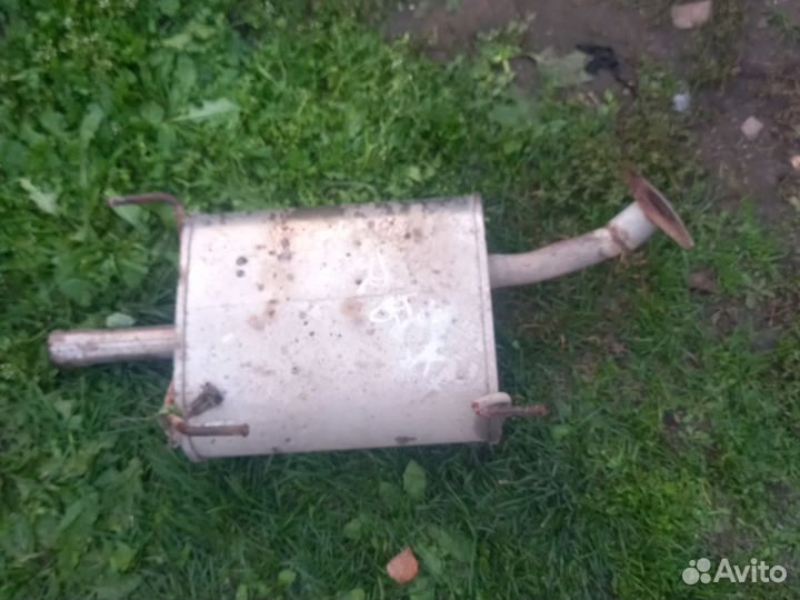 Задняя банка глушителя nissan almera classic