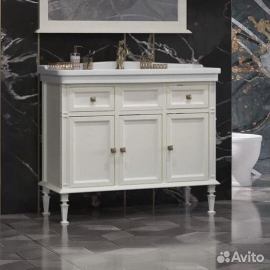 Мебель для ванной Опадирис Кантара 105 слоновая кость