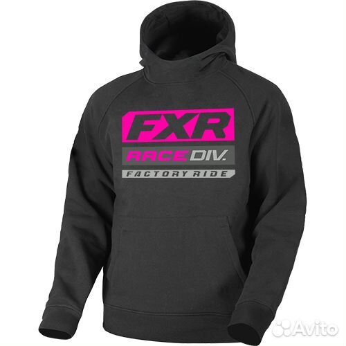 Детская толстовка FXR Race Division Tech Black/Fuc